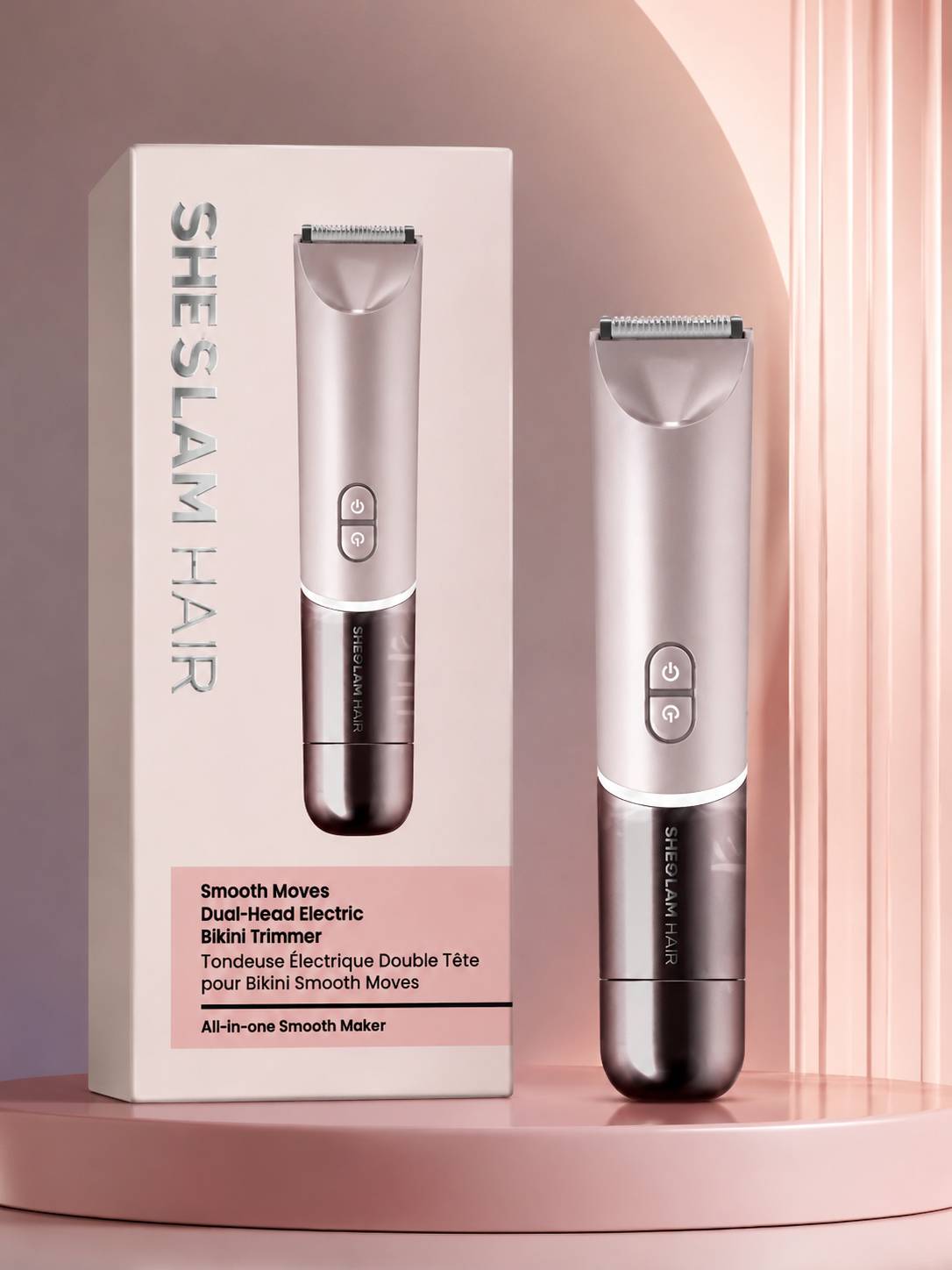 ماشین اصلاح موی صورت وبدن بانوان  شیگلم مدل Smooth Moves Dual-Head