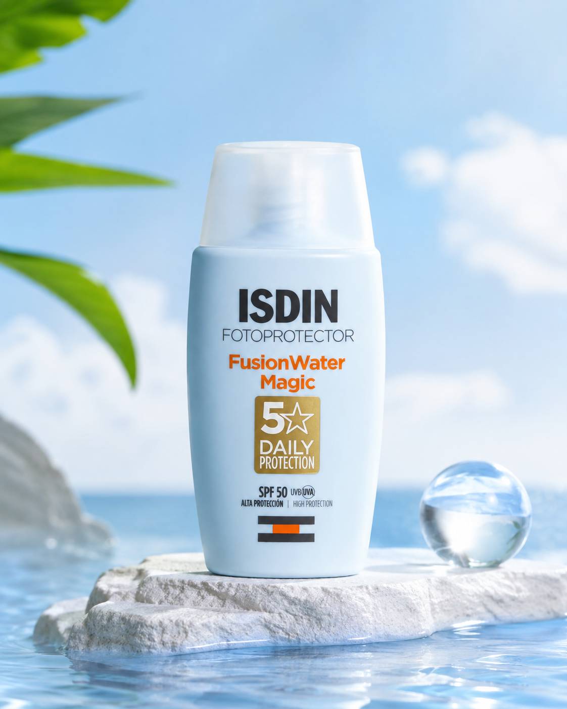 ضدآفتاب ISDIN Fotoprotector Fusion Water Magic SPF 50