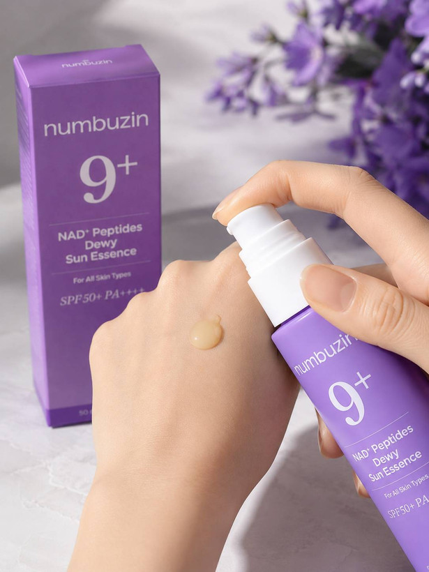 ضدآفتاب نامبوزین 9+ NAD+ Peptides Dewy Sun Essence SPF50+ PA++++