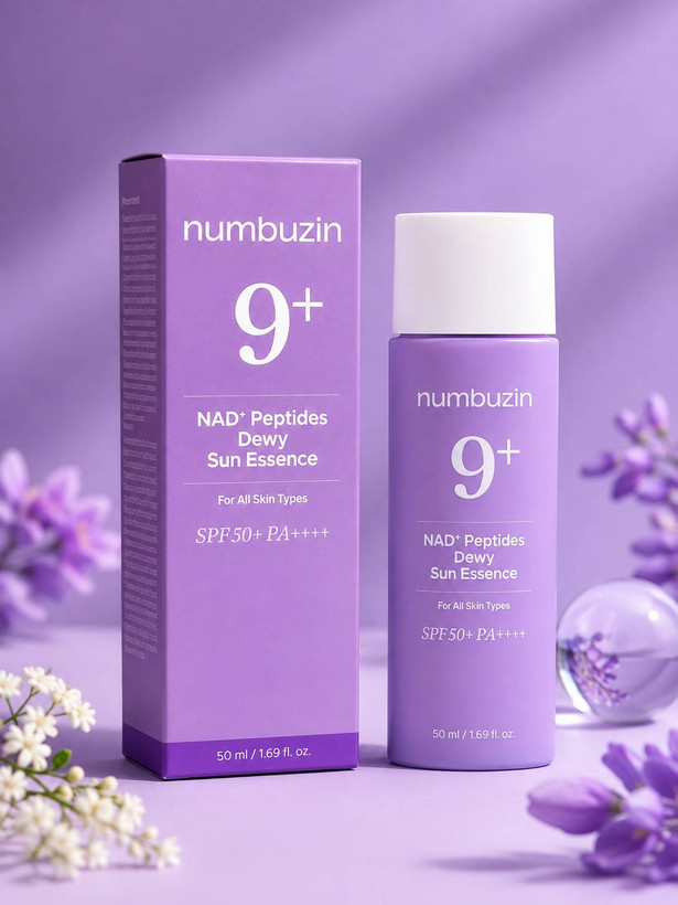 ضدآفتاب نامبوزین 9+ NAD+ Peptides Dewy Sun Essence SPF50+ PA++++
