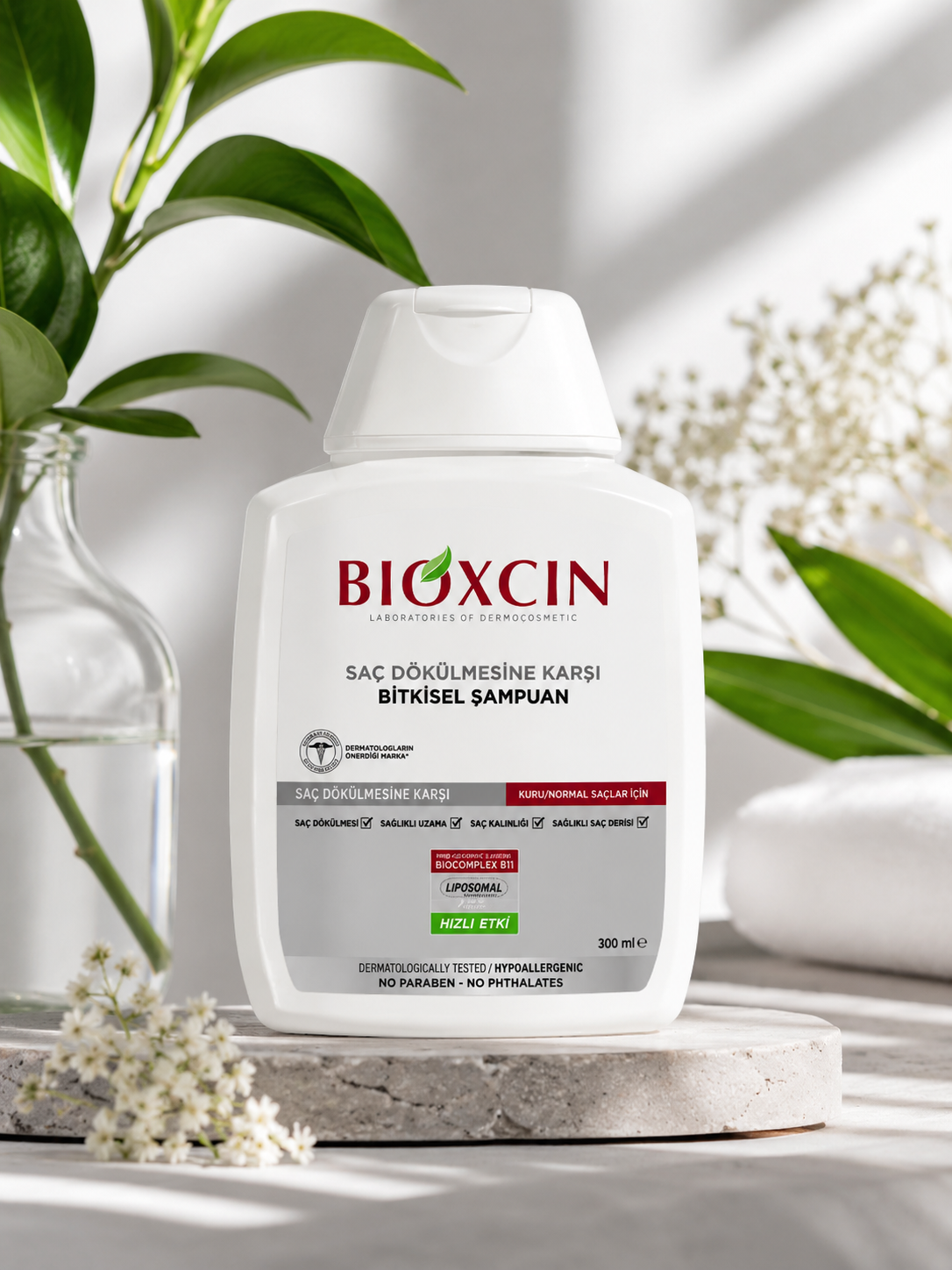 شامپو بیوکسین گیاهی ضد ریزش مو 300 میل Bioxcin Herbal Shampoo