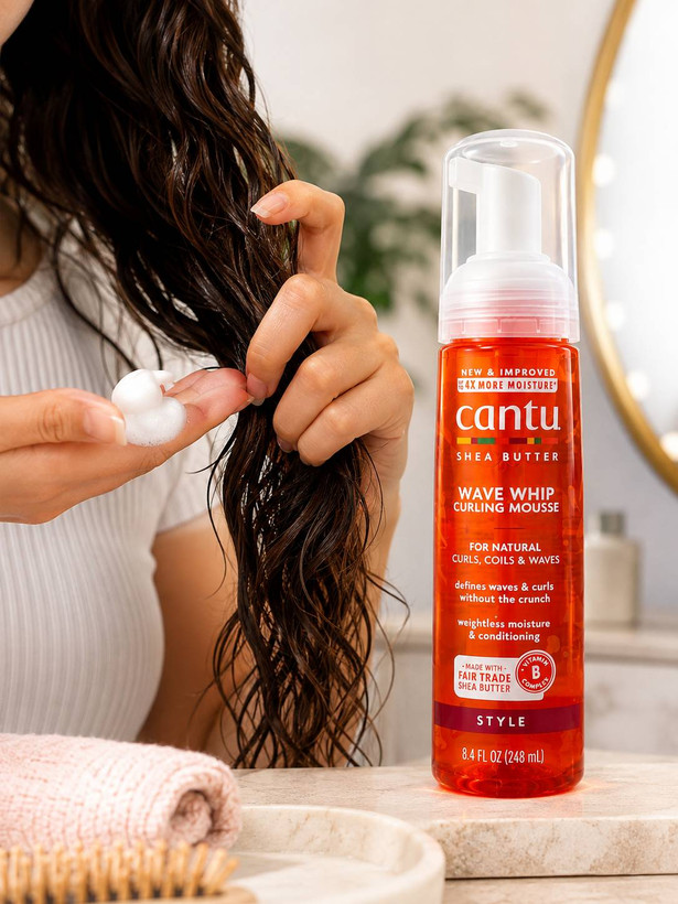 موس حالتدهنده کانتو شی باتر مدل Wave Whip Curling Mousse