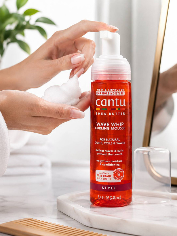 موس حالتدهنده کانتو شی باتر مدل Wave Whip Curling Mousse