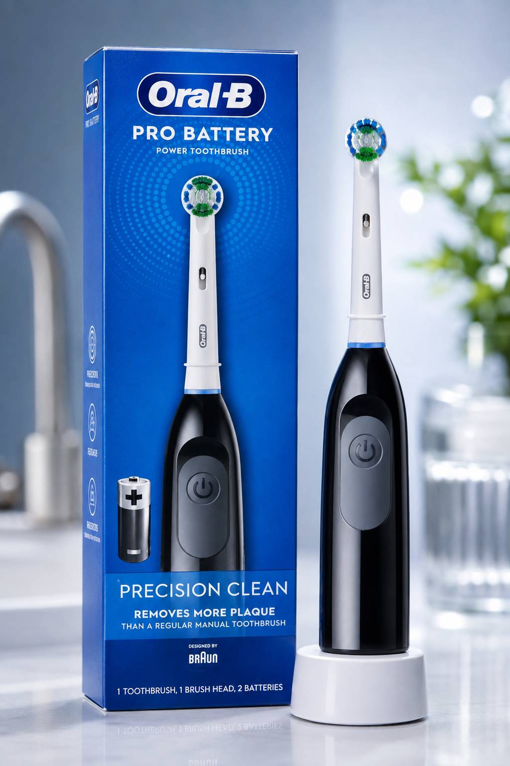 مسواک برقی اورال بی Oral-B Pro Battery مدل Precision Clean