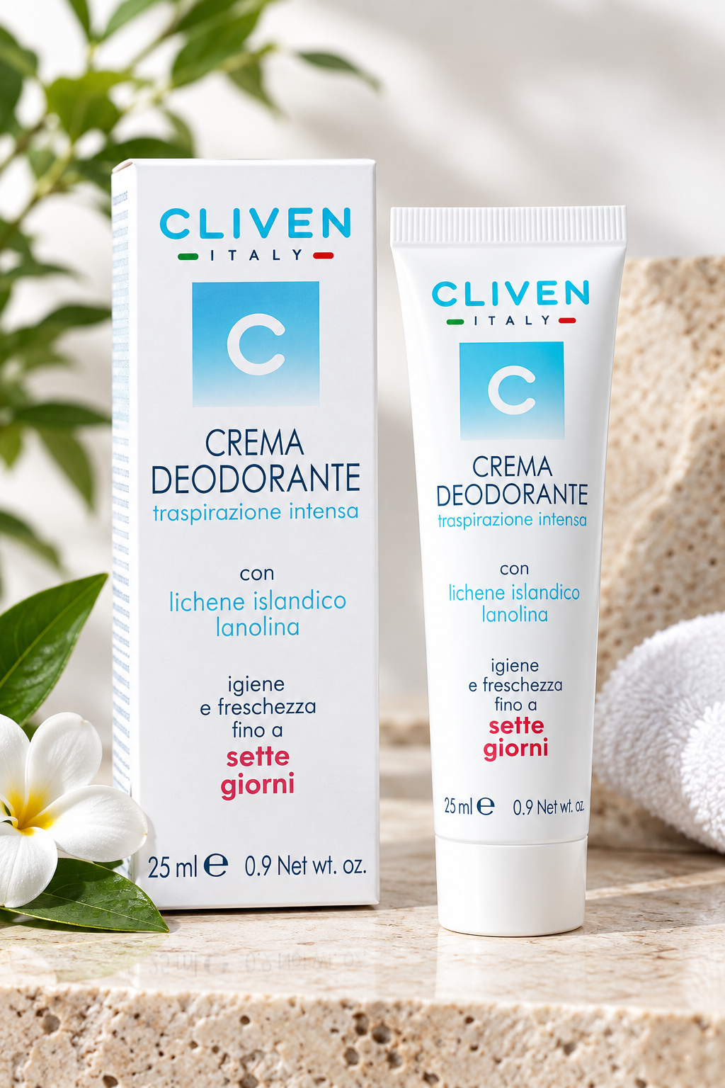 کرم دئودورانت کلایون Cliven Italy مدل ضد تعریق شدید